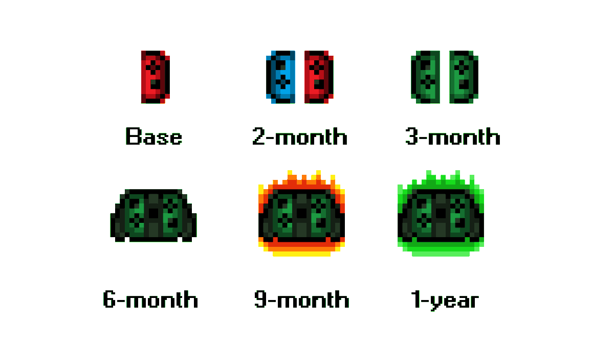 _pudds_'s tweet photo. Just finished my sub badges :) now gonna upload them for today's steam! https://t.co/Pmdy6SGEMM