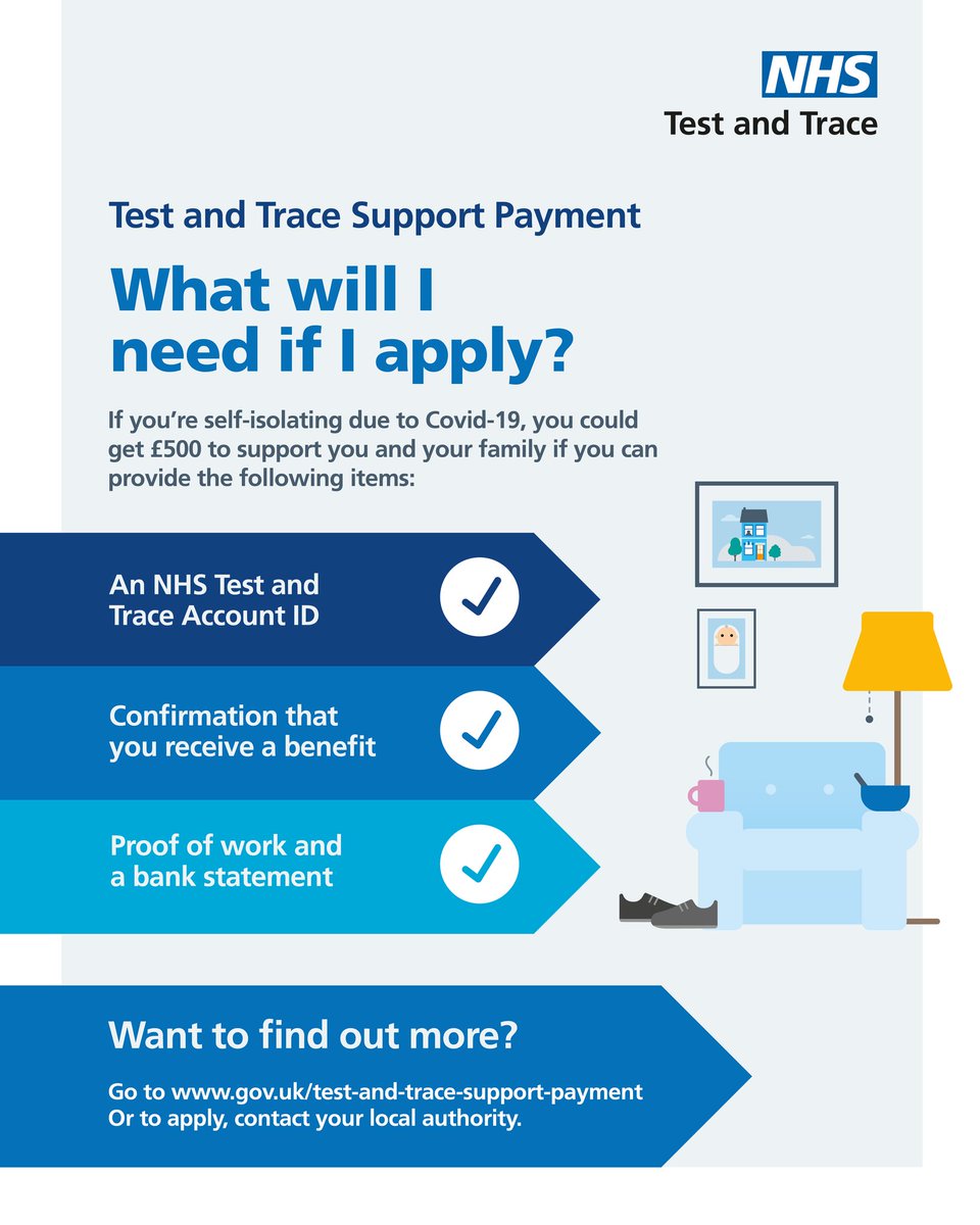 ChichesterDC's tweet image. If you are on a low income and are receiving certain benefits, you could qualify for a support payment of £500 if you or your child have been instructed to self-isolate and you are unable to work as a result. You can find out more and apply at: orlo.uk/testandtracepa…