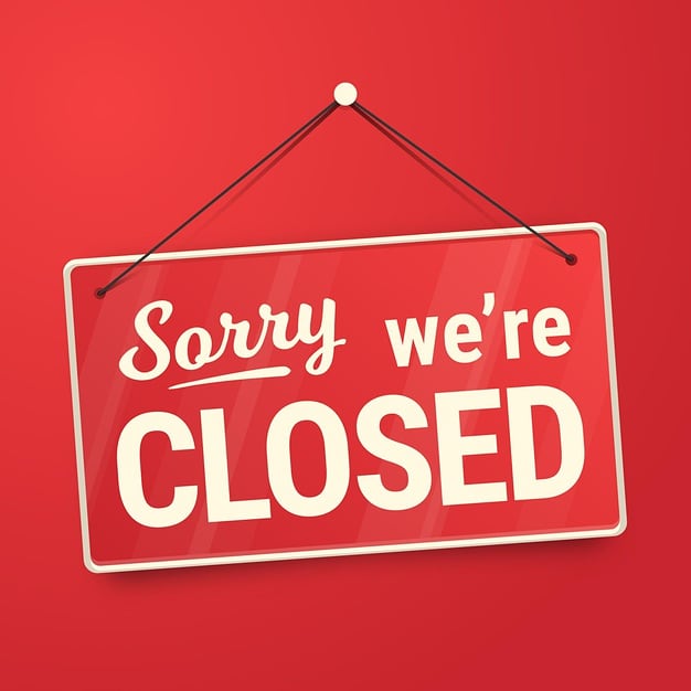 DUE TO LACK OF STAFFING WE WILL BE CLOSED TODAY AND TOMORROW BUT WILL REOPEN WEDNESDAY AT 11:00AM FOR NORMAL BUSINESS HOURS. WE APOLOGIZE FOR ANY INCONVENIENCE
