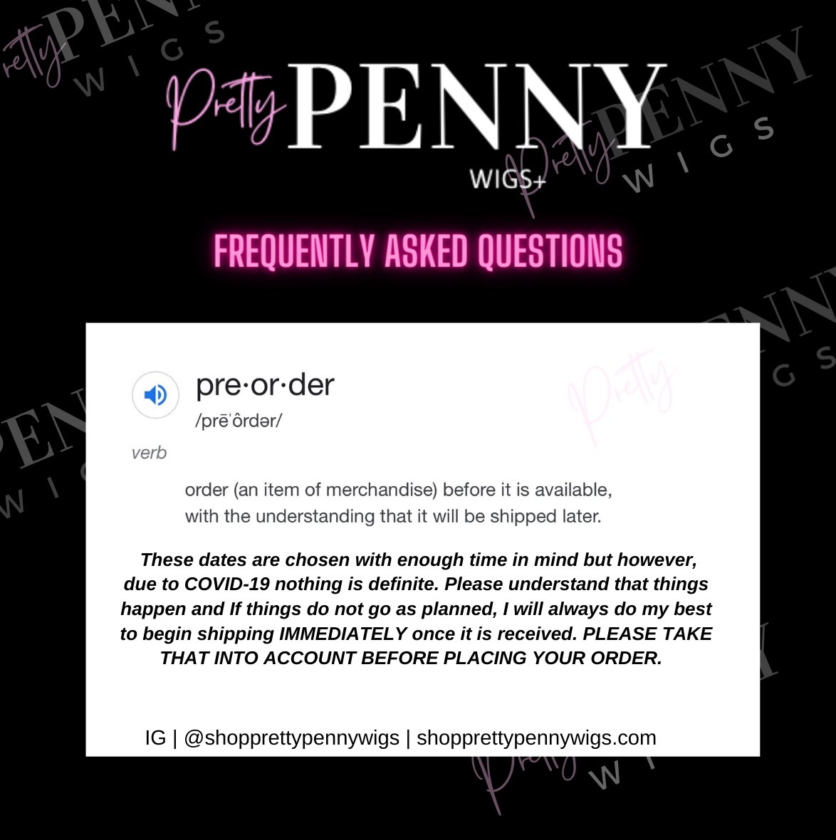 TheePrettyPlug's tweet photo. Hair preorder in less than an hour! 🛍✨ | @PrettyPennyWigs https://t.co/cfBuFKdbq0 https://t.co/b2gOspA1Q6