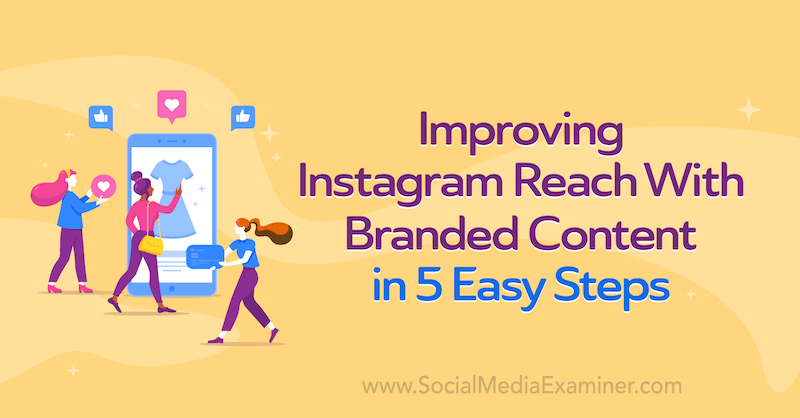Improving Instagram Reach With Branded Content in 5 Easy Steps buff.ly/3wCIvZQ

In this article, you’ll learn five simple steps to create, launch, and promote Instagram branded content campaigns to reach new people.

#instagram #brandedcontent #scorevermont