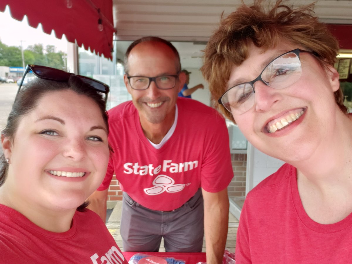 Thank you to all of those who were able to come out Friday and get free ice cream! It is nice to get out in the community and work with our team for events like this. #neighborhoodofgood #freeicecream