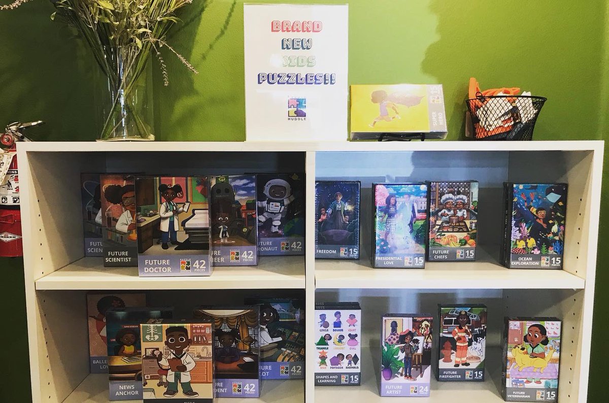 UndergroundBks's tweet photo. @PuzzleHuddle created these cool puzzles for parents and children to celebrate diversity. Find ‘em in our bookstore. https://t.co/f5lXpmhW8A