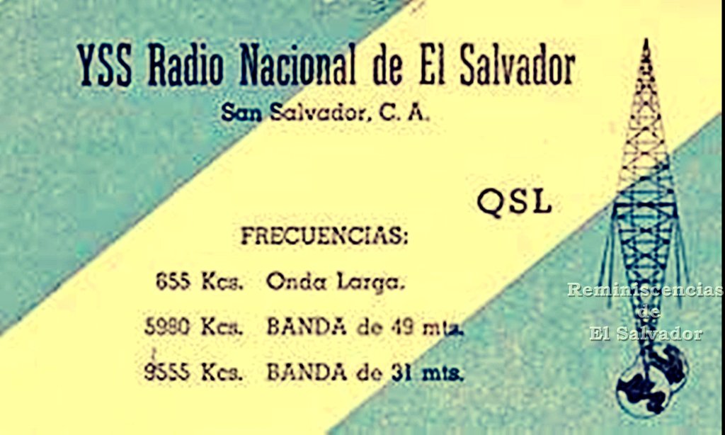 Historia De El Salvador on Twitter "Radio Nacional de El Salvador