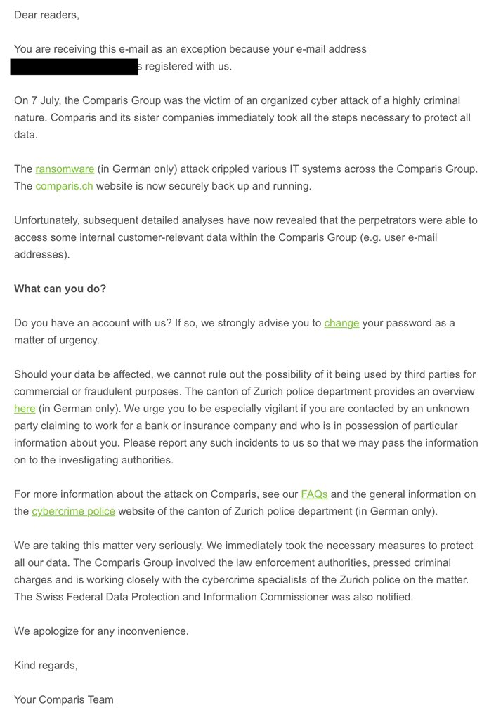 Data breach at <a href="/Comparis/">comparis.ch (inaktiv)</a>