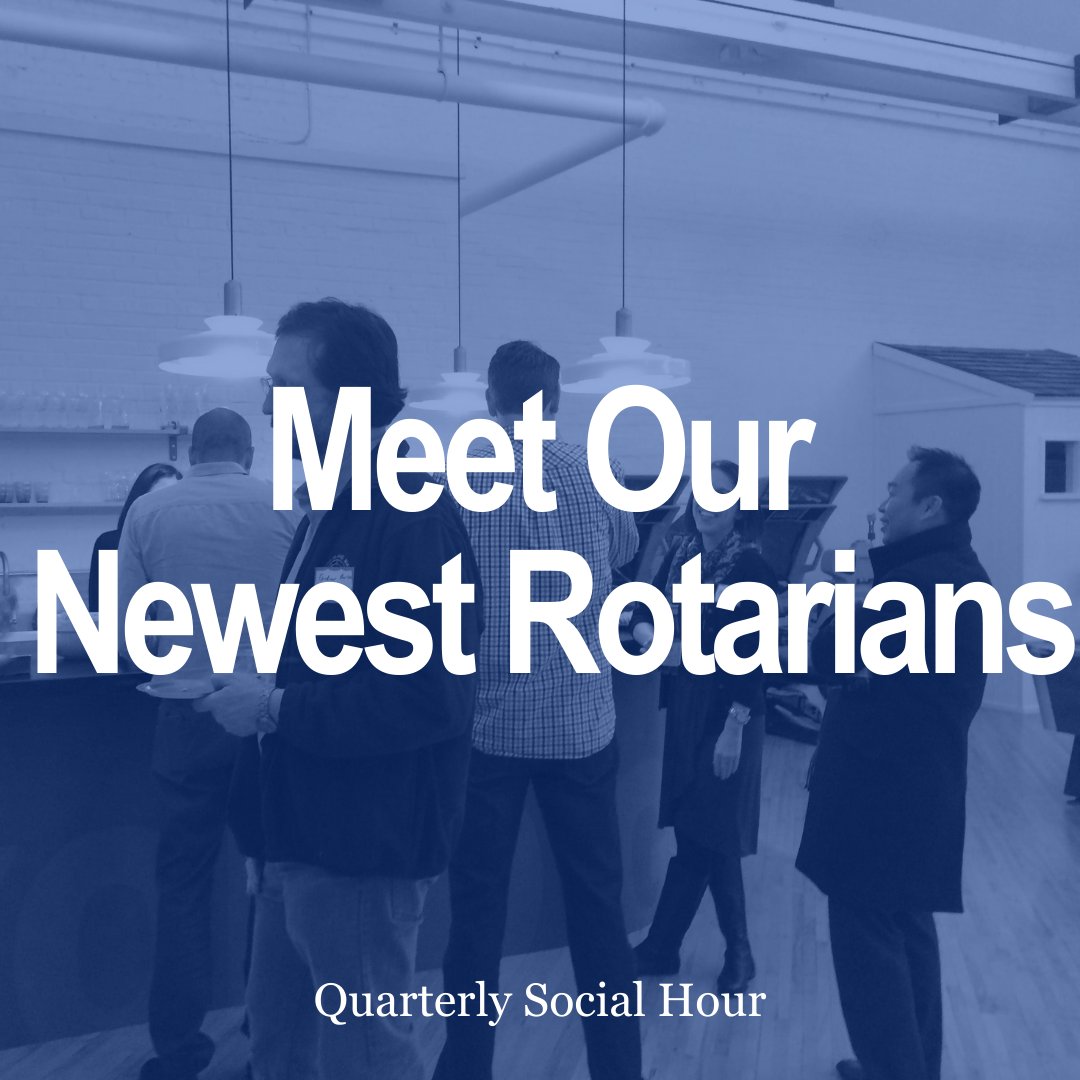 Join us THIS WEDNESDAY, July 21st to meet our newest Rotarians! This social will be in person at Loyal Legion in SE Portland. 

Learn more: bit.ly/3ionyNj

Hope to see you there!