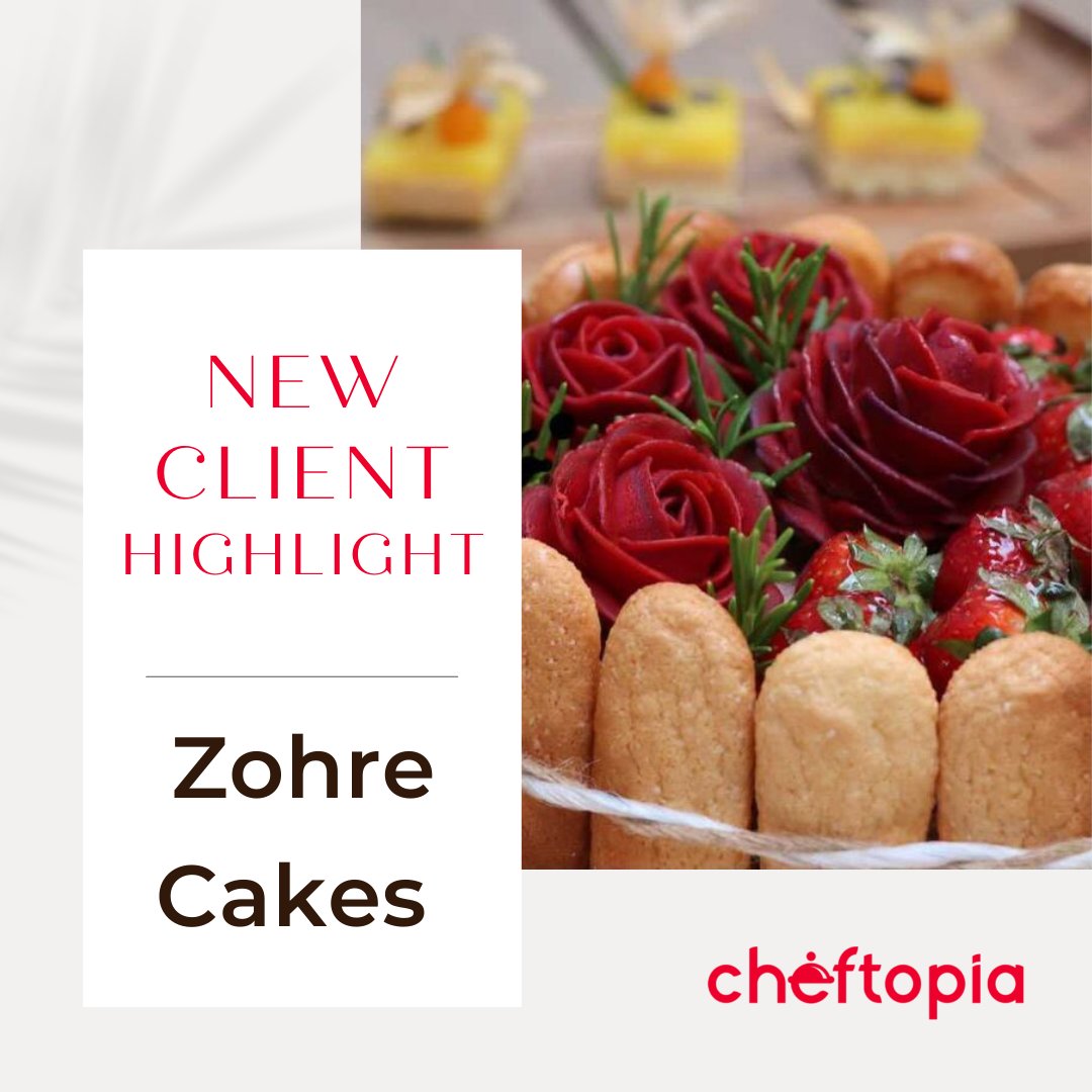 cheftopia's tweet photo. New Client Highlight: Zohre Cakes! From Iran, Zohre has gifted Canada the opportunity to try her delicious desserts. You can check out more of what she has to offer on her IG: @/zohre__cake 
Join us today🤩
#torontochefs #foodtoronto #chefstoronto #torontocheflife #Cheftopia https://t.co/pOUSL5FlF6