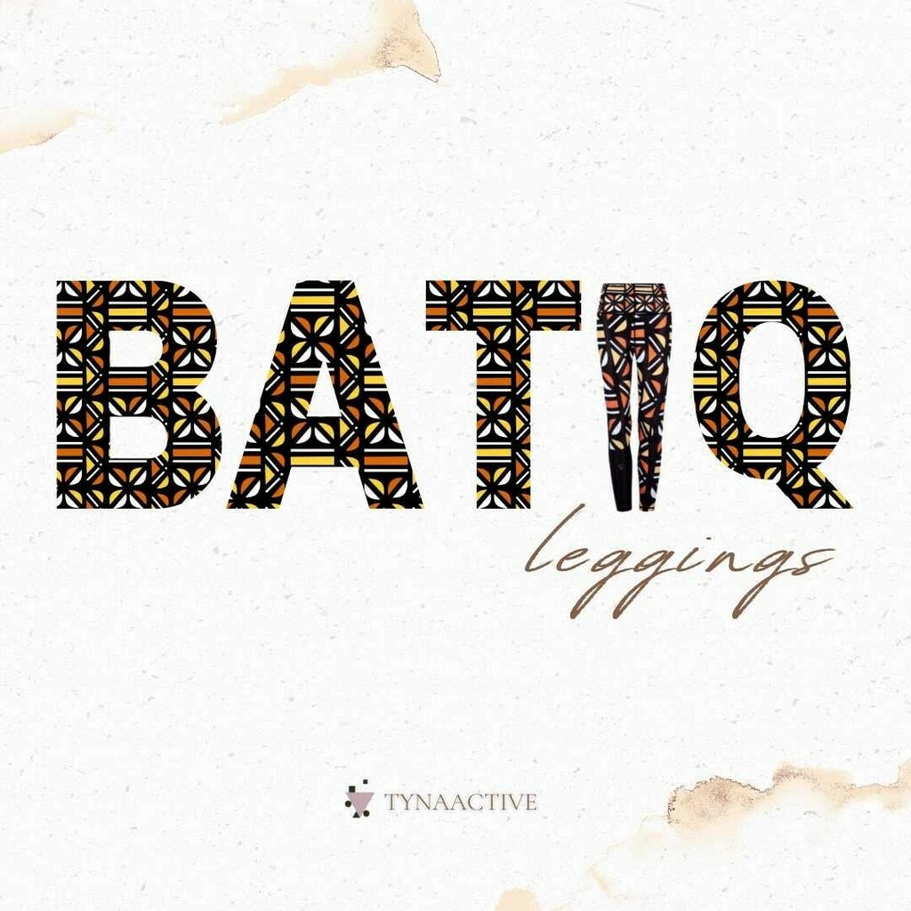 TYNAACTIVE's tweet photo. Experience Batiq Leggings and see why we love it:

🧡 Inspired from Indonesia
💛 Patterned by wax-resist dyeing
🖤 Engineered with pocket and drawstring

 #sportswear #activewearfashion #newleggings #leggingslife #fitmomsclub #tynaactive https://t.co/1IvHroL7zk https://t.co/YPIP9tJ2a3