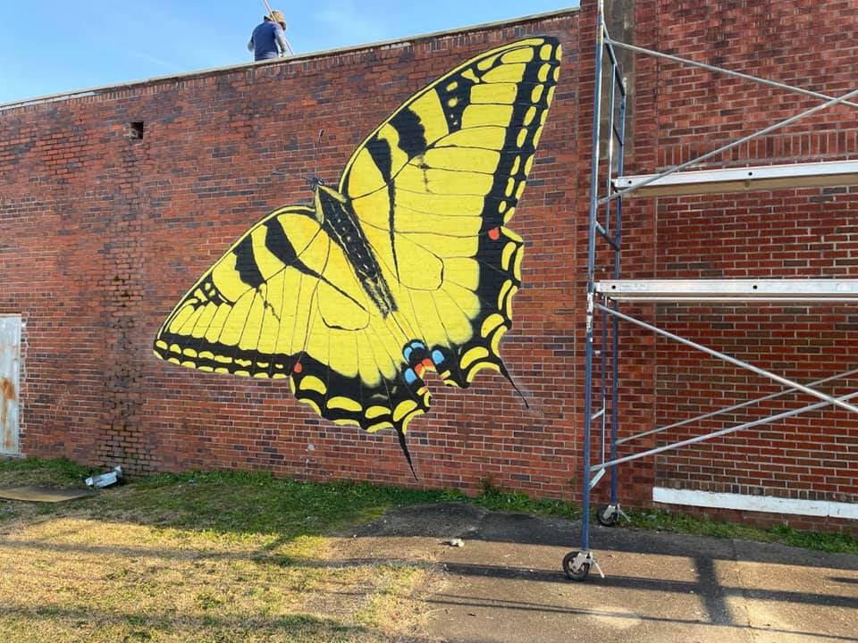 Hometown_Strong's tweet photo. Happy Mural Monday! Make a visit Whiteville NC to see the Butterfly Mural Trail. The murals spread throughout the city and were all were funded by the @whvrotary and other local organizations.
#MuralMonday #HelloNC #HometownStrong
PC: https://t.co/FPylj9BSUr https://t.co/OAYAEXUO5b