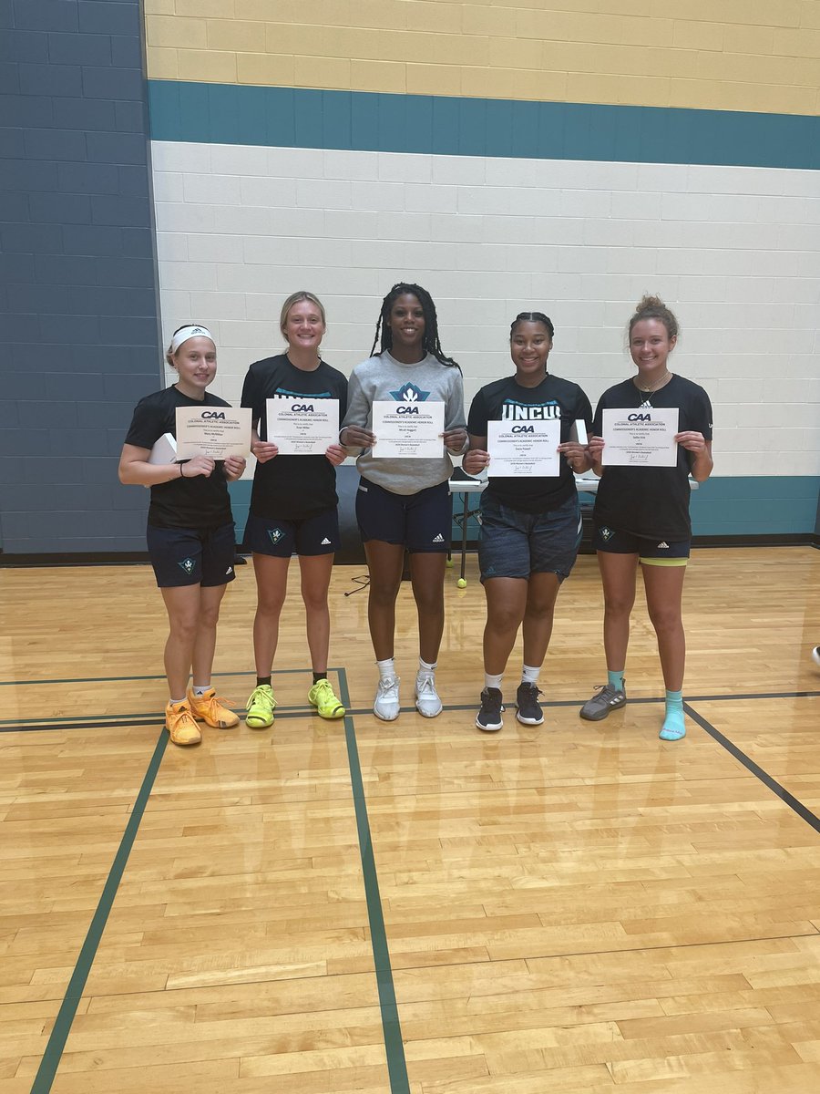 UNCW Women's Basketball (@uncwwbb) on Twitter photo Congrats to returners <a href="/mary__mcmillan/">Mary McMillan</a>, <a href="/evanmiller0/">Evan Miller</a>, <a href="/MicahAdele/">Micah✨</a>, <a href="/Daziaa_11/">Day</a>, and Sallie for making the 2020 <a href="/CAASports/">Coastal Athletic Association</a> Commissioner’s Honor Roll! Keep up the great work! Academics (A) before Basketball (B)! #HawkYeah 🦅📚 Congrats to returners <a href="/mary__mcmillan/">Mary McMillan</a>, <a href="/evanmiller0/">Evan Miller</a>, <a href="/MicahAdele/">Micah✨</a>, <a href="/Daziaa_11/">Day</a>, and Sallie for making the 2020 <a href="/CAASports/">Coastal Athletic Association</a> Commissioner’s Honor Roll! Keep up the great work! Academics (A) before Basketball (B)! #HawkYeah 🦅📚