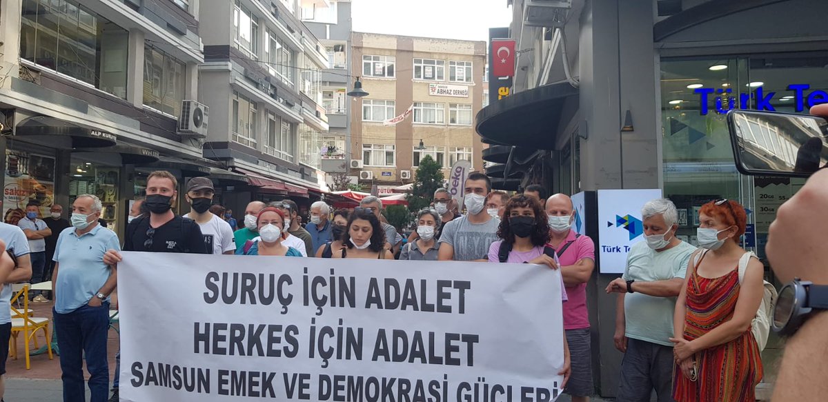 ESPSamsun's tweet photo. 33 Düş Yolcusu için bugün devrimci dayanışmayla sokaktaydık. Düşleri düşlerimiz, iradeleri ışığımızdır. 
#Suruc6yıl https://t.co/B3UW5TJqDd