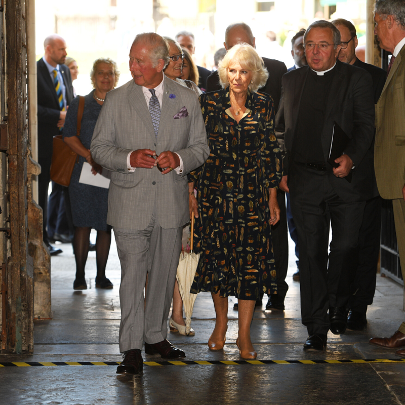 radioexe's tweet photo. More photos of The Duke and Duchess of Cornwall as they visit @ExeterCathedral in their first royal visit since the easing of lockdown restrictions!

📸 Russell Sach