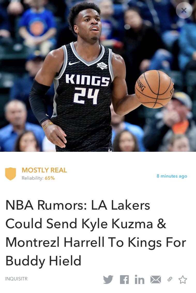 oigetit_pr's tweet photo. NBA Rumors: LA Lakers Could Send Kyle Kuzma &amp; Montrezl Harrell To Kings For Buddy Hield https://t.co/XypuF03XIl

Read More: https://t.co/b13jtMOBPz 

#nba #lakers #kylekuzma #montrezlharrell #kings #buddyhield #basketball 

This article was fact-checked by Oigetit✅ https://t.co/voPNbHTYLx