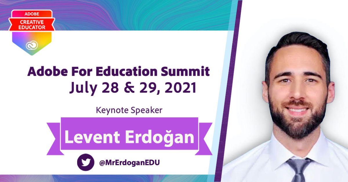 Mr. Erdoğan 🎵🎞💡 (@mrerdoganedu) on Twitter photo 🚨Have you registered for <a href="/AdobeForEdu/">Adobe For Education</a>’s FREE Online Summit yet?!🚨
I’m honoured to be Keynote speaking on FOSTERING CREATIVITY IN THE CLASSROOM, alongside fellow keynoters, <a href="/aiaddysonzhang/">Dr. Ai 🎓#ClassroomWithoutWalls</a> and <a href="/NicholasFerroni/">Nicholas Ferroni</a>!
Grab your ticket:
🎟 adobe.ly/edusummitga 🎟
#AdobeEduCreative 🚨Have you registered for <a href="/AdobeForEdu/">Adobe For Education</a>’s FREE Online Summit yet?!🚨
I’m honoured to be Keynote speaking on FOSTERING CREATIVITY IN THE CLASSROOM, alongside fellow keynoters, <a href="/aiaddysonzhang/">Dr. Ai 🎓#ClassroomWithoutWalls</a> and <a href="/NicholasFerroni/">Nicholas Ferroni</a>!
Grab your ticket:
🎟 adobe.ly/edusummitga 🎟
#AdobeEduCreative