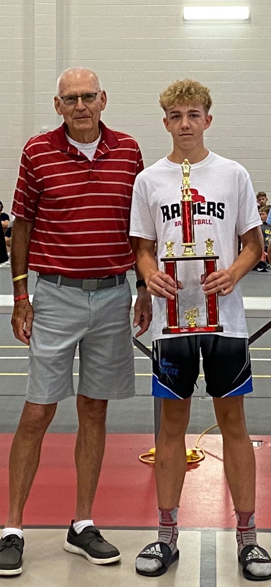 Congrats to Wesley Waltz who was chosen as the Vande Berg Hustle Award recipient at last week's <a href="/NWCBasketball/">Northwestern College Basketball</a> camp! 

The award was awarded by Paul Vande Berg.