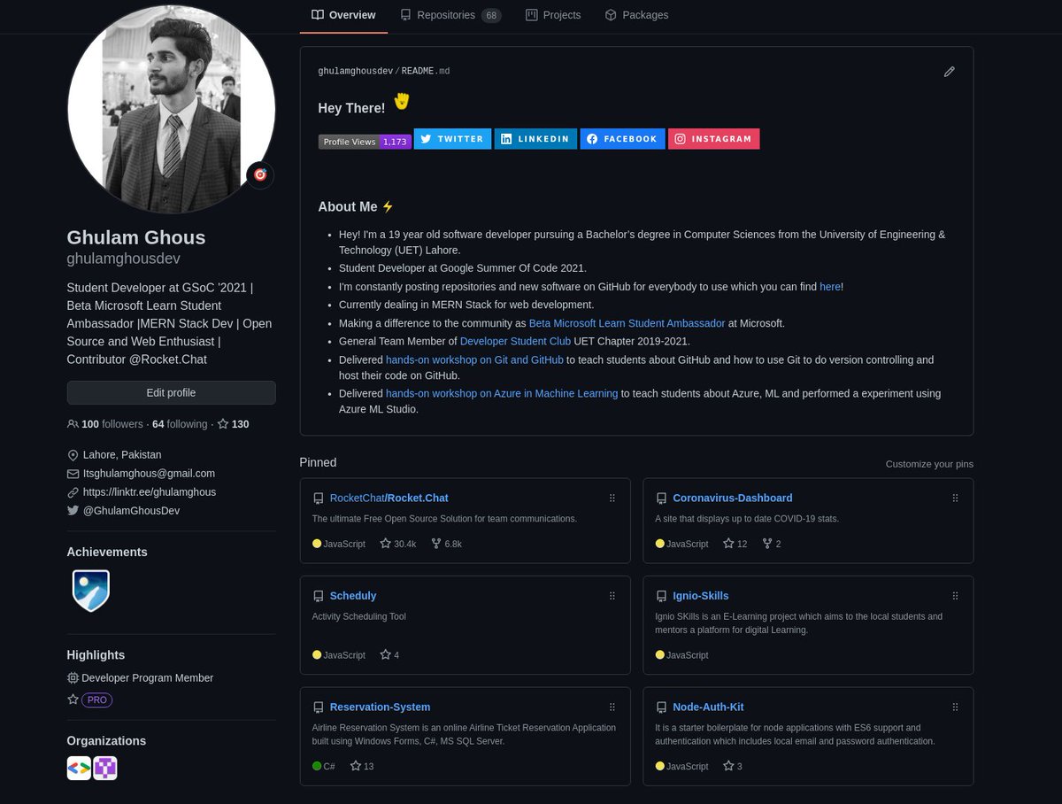 Alhamdulillah, I have reached a family of 100 followers on GitHub🚀.

2.5 years ago I created my first repository on Github. Since then, I have been using Github to explore new ideas and projects.
Github Account Link: lnkd.in/d8yW44K

#github #git  #opensource