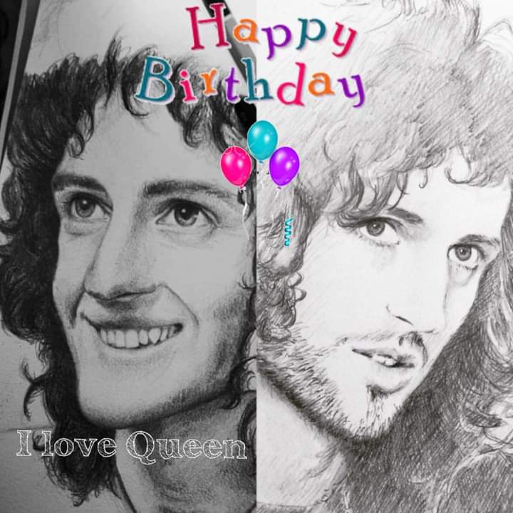 ILoveQueenFans's tweet photo. #happybirthday to our  dear @DrBrianMay May this day be as special as you. Thanks for being the compassionate and caring human being you are. We love you so much. Enjoy! #BrianMay
*collage found in Pinterest, créditos to whom it corresponds https://t.co/gHZbZhEuxN