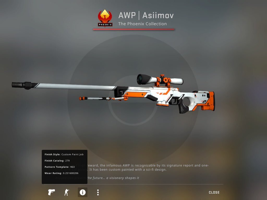 hobshy's tweet photo. Giveaway time! Doing a quick one with @LotsOfTHC for this bta float awp asiimov field tested 🎯

Follow us both, retweet, and tag friends for bonus points - winner will be picked in 3 days. Good luck 🍀 https://t.co/0H1e1WKw6P