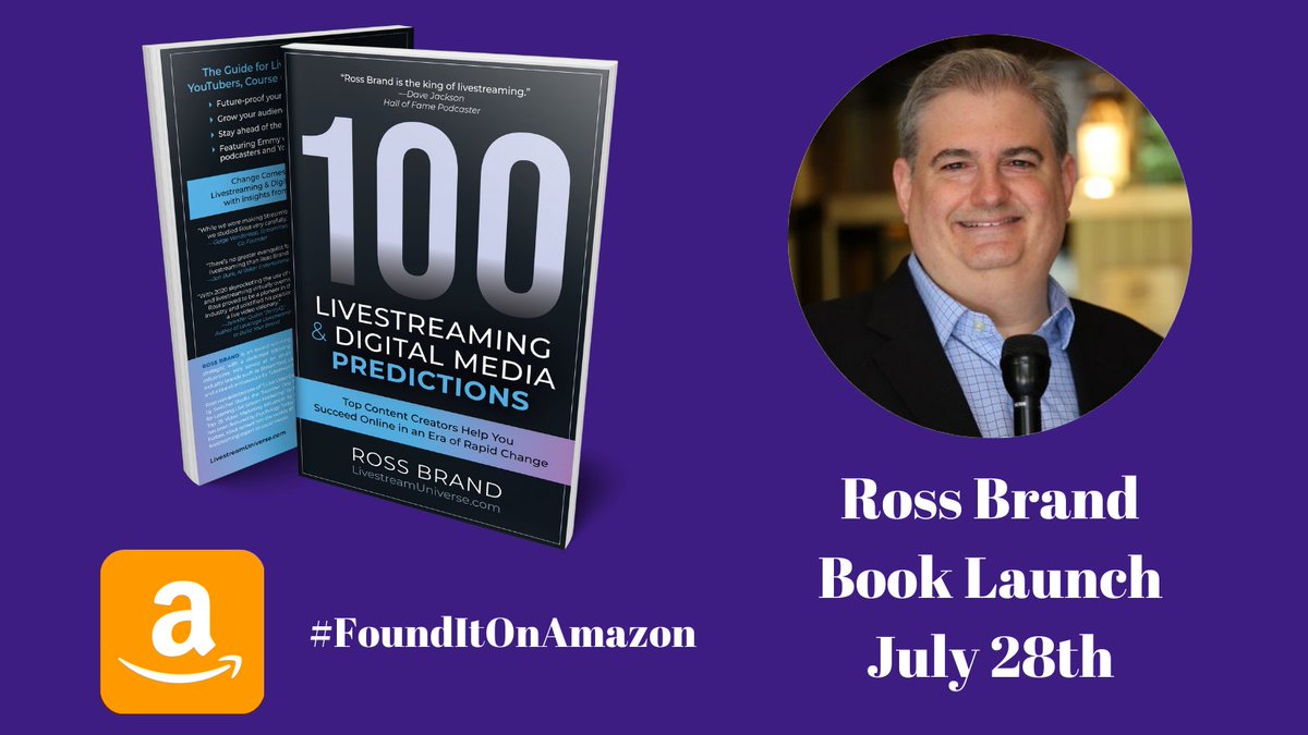 Ross Brand Book Launch 100 Livestreaming and Digital Media Predictions