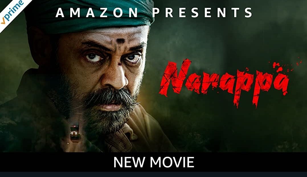 Telugu film #Narappa (2021) by #SrikanthAddala, ft. @VenkyMama #Priyamani @KarthikRathnam3 @prakashraaj @murlisharma72 & #SampathRaj, now streaming on @PrimeVideoIN.

#ManiSharma @SureshProdns @theVcreations