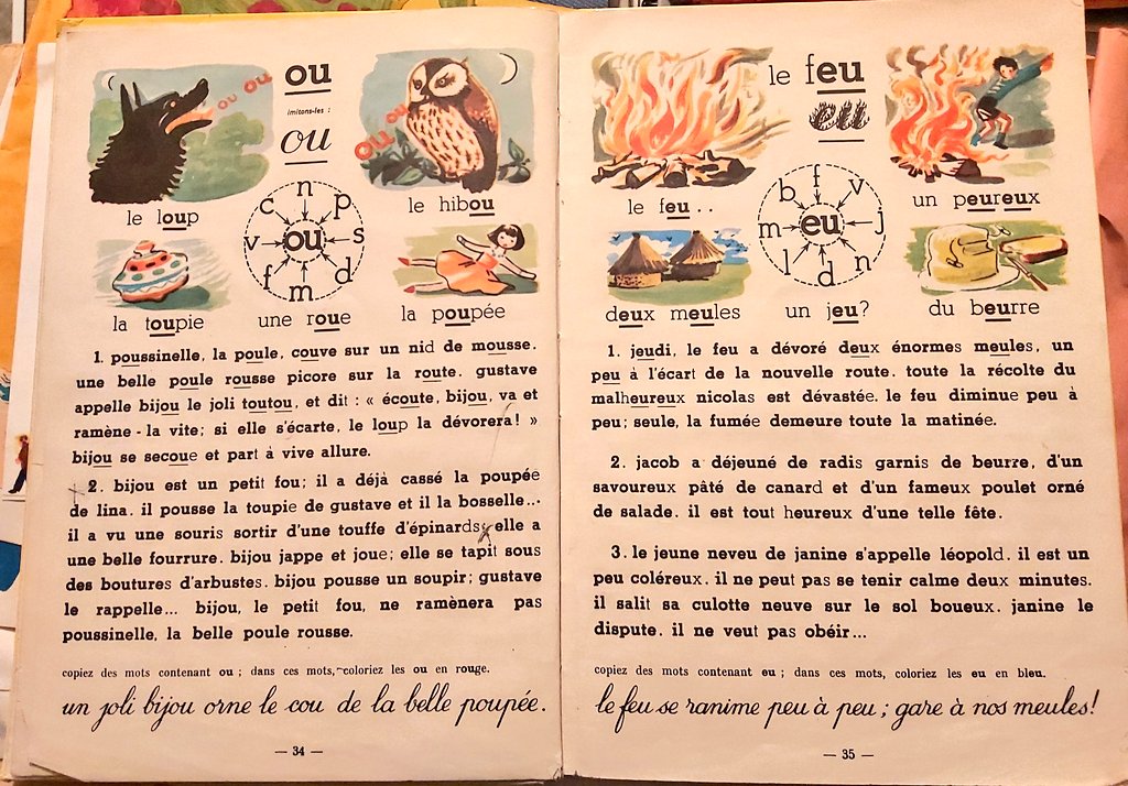 EtwTerp's tweet image. Dans un carton de souvenirs d&apos;école, je retombe avec plaisir et émotion sur &quot;Pigeon vole&quot;, le livre avec lequel j&apos;ai appris à lire à l&apos;école primaire, conservé avec soin par ma maman pendant plus de 40 ans...
#lecture #apprentissage #souvenirs #ecole #methodelecture