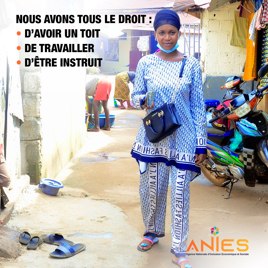 "Toute personne a droit à un niveau de vie suffisant pour assurer sa santé, son bien-être et ceux de sa famille, notamment pour l'alimentation, l'habillement, le logement, les soins médicaux ainsi que pour les services sociaux nécessaires"  
-Déclaration des droits de l'homme