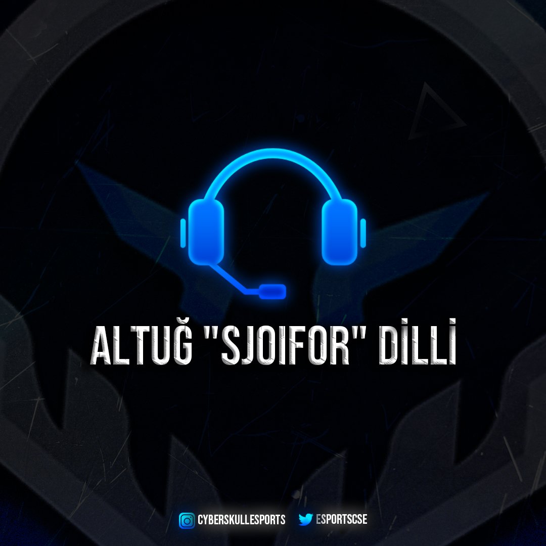 esportsCSE's tweet photo. Akademi kadromuzun yeni koçu Altuğ "sjoifor" Dilli'yi duyurmaktan mutluluk duyuyoruz💪 @sjoifor https://t.co/iHuT8wgkiU