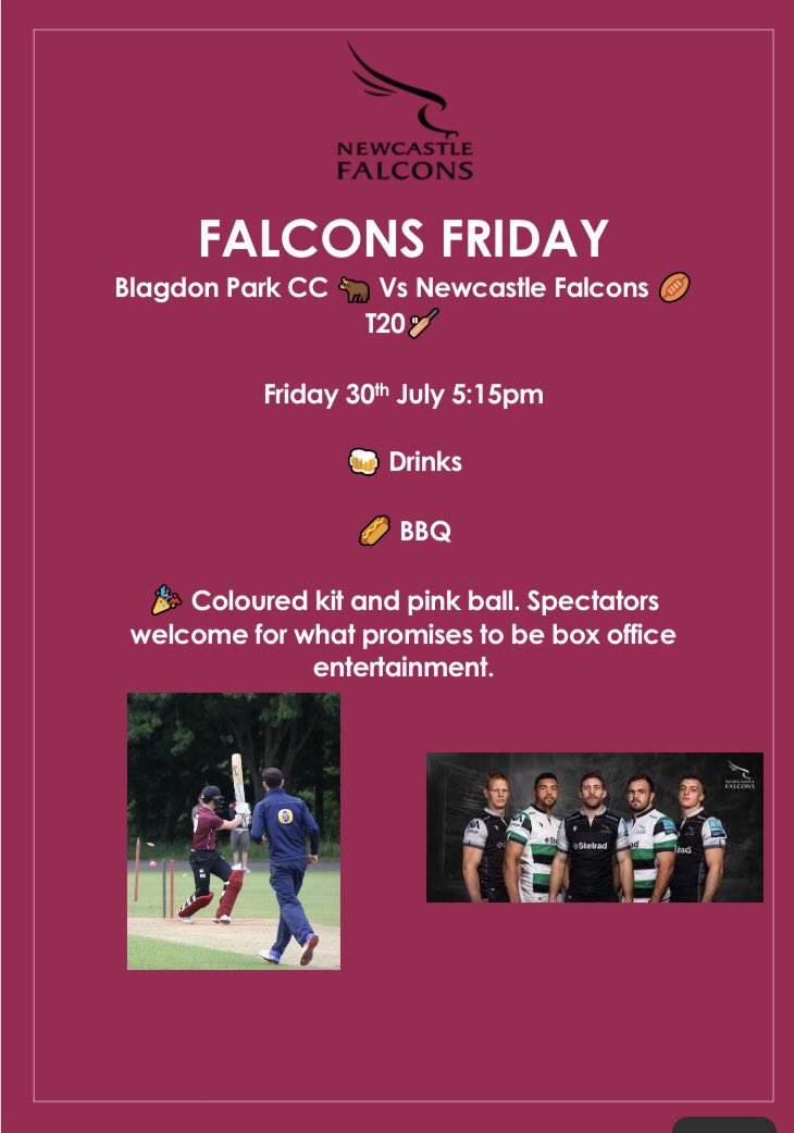 BlagdonParkCC's tweet photo. Coming to the Bull Arena soon… https://t.co/FueLy6Qq6u