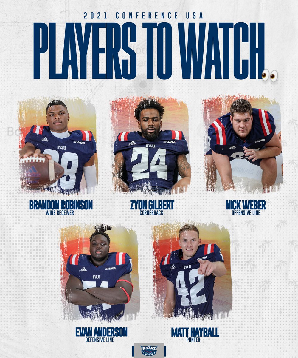 FAUFootball's tweet photo. Keep an 👀 on our guys.

📰 https://t.co/i62LnbP2Ky https://t.co/QKHz8pSghm