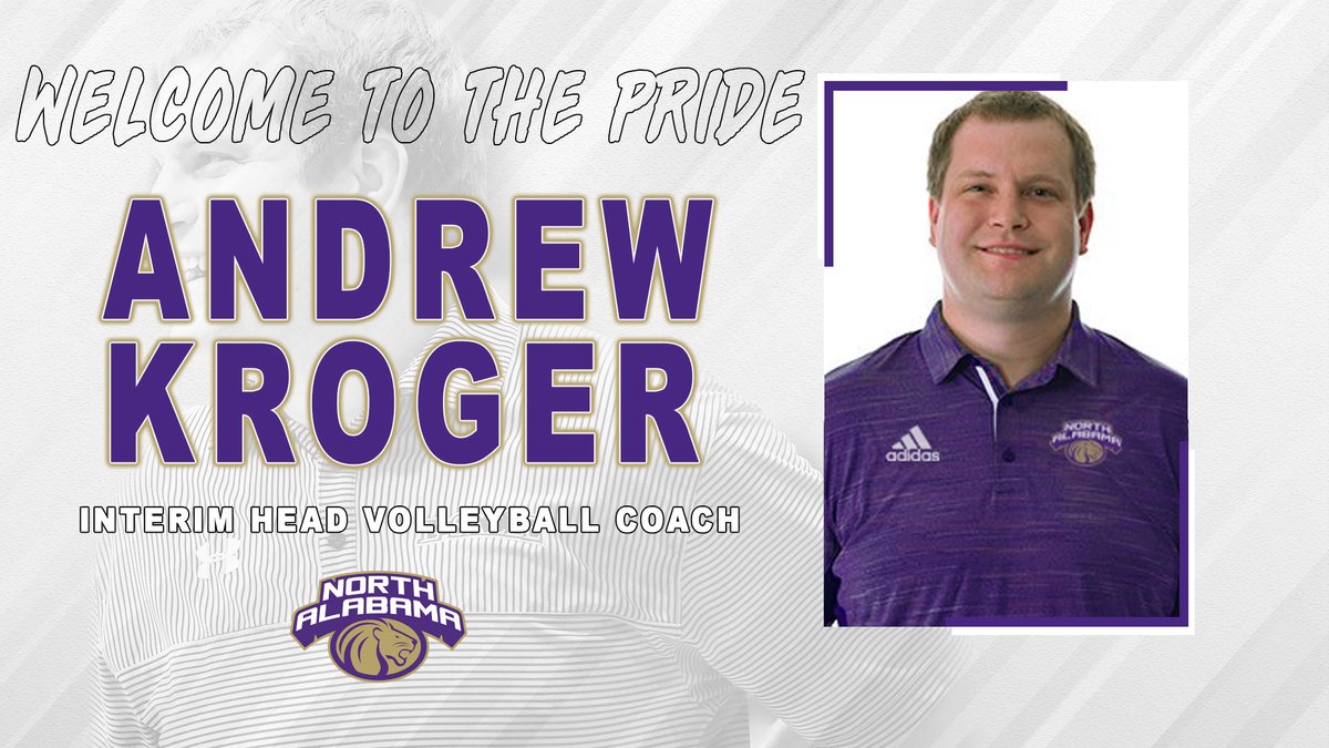 North Alabama Athletics is excited to welcome Coach Andrew Kroger to the Lion Family! #RoarLions

Full Release: 1l.ink/SN5BLZX