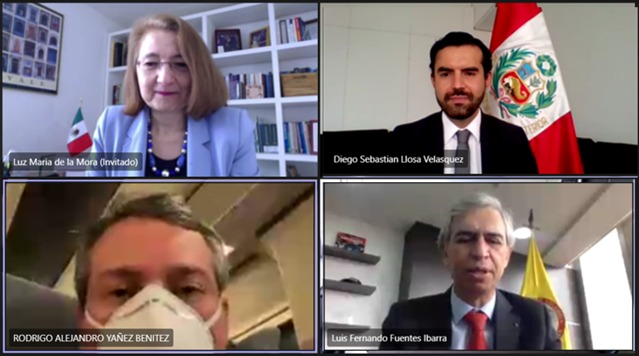 Chile, Colombia, México y Perú, países de <a href="/A_delPacifico/">Alianza del Pacífico</a>, firmaron acuerdo que elimina barreras y agiliza comercio de dispositivos médicos entre estos países. Hoy el comercio de esos bienes asciende a US$47 millones. Aunamos esfuerzos para #ReactivaciónEconómicaSegura regional.