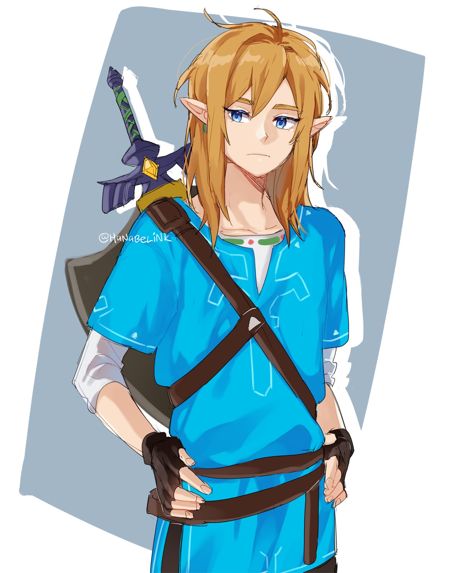 flower on Twitter: "his hair down c: #botw #rkgk #Zelda #LegendOfZelda…