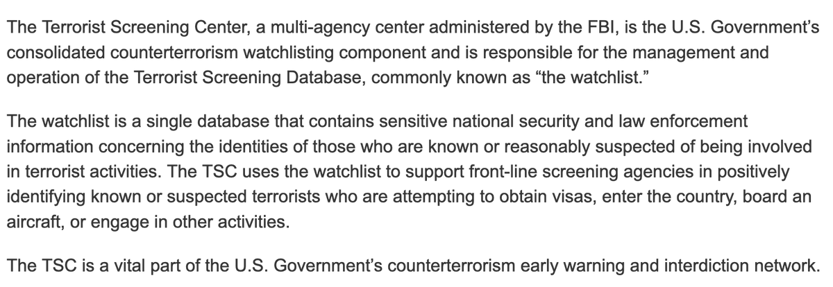 MayhemDayOne's tweet photo. Apparently, this is the TSC (Terrorist Screening Centre) dataset publicly exposed (tsc_id is the only clue), with 1.9M+ records. In any case, any thoughts as of where to responsibly report? https://t.co/e31pSrHnoM