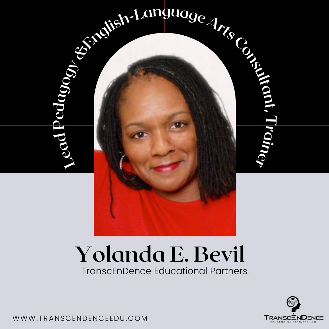 #TeamTEP is pleased to announce Yolanda E. Bevil as Lead Pedagogy &amp; English-Language Arts Consultant. Learn more about Yolanda &amp; her role at j.mp/3BmBhN9

#TeamTEP #EducationConsultants #CultureClimate #TEP4Kids #EduIsOurWhy