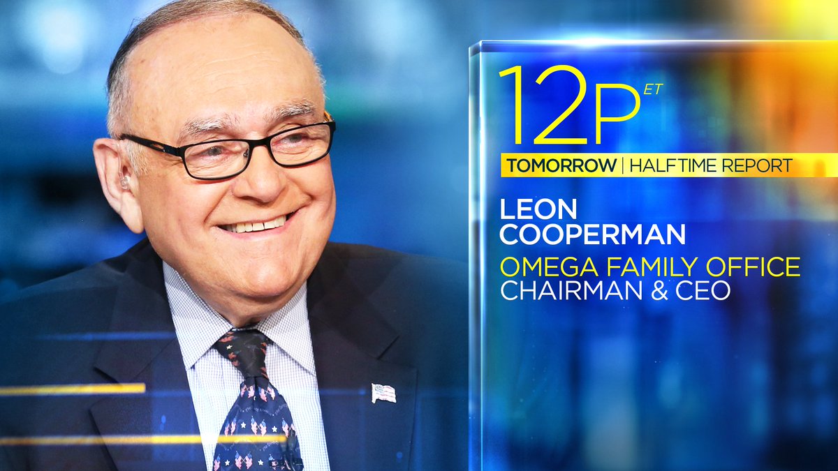 HalftimeReport's tweet image. Don&apos;t miss a #HalftimeExclusive tomorrow at NOON ET with Leon Cooperman