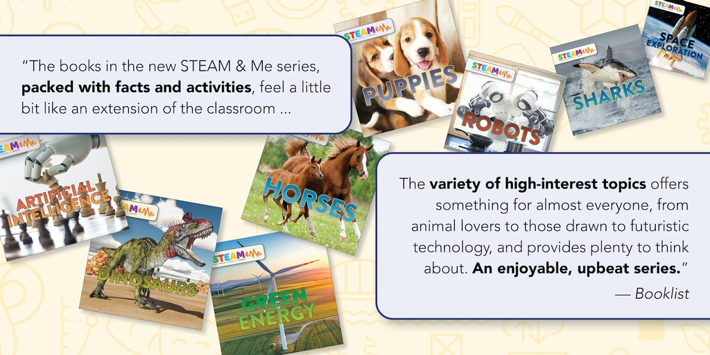 starryforestbks's tweet image. THANKS to @ALA_Booklist for their amazing review of our STEAM &amp;amp; Me® titles! Available now wherever books are sold.

#Booklist #BooklistReview #STEAMForKids #STEMForKids #ScienceForKids #ScienceBooks #NonfictionBooks #NonfictionBooksforKids #KidsBooks #ChildrensBookshelf