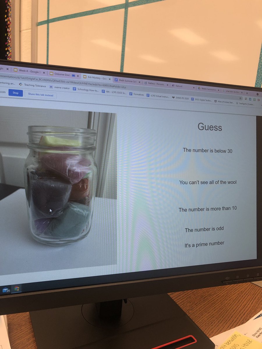 Meghan Osborne (@msosborne3) on Twitter photo Had some fun creating our own estimysteries today! See if you can solve them π #mathtalks #summerschool #loudouncounty Had some fun creating our own estimysteries today! See if you can solve them π #mathtalks #summerschool #loudouncounty