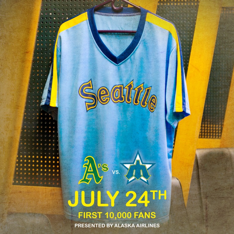 MLB Vintage Seattle Mariners Apparel, Mariners Throwback Gear