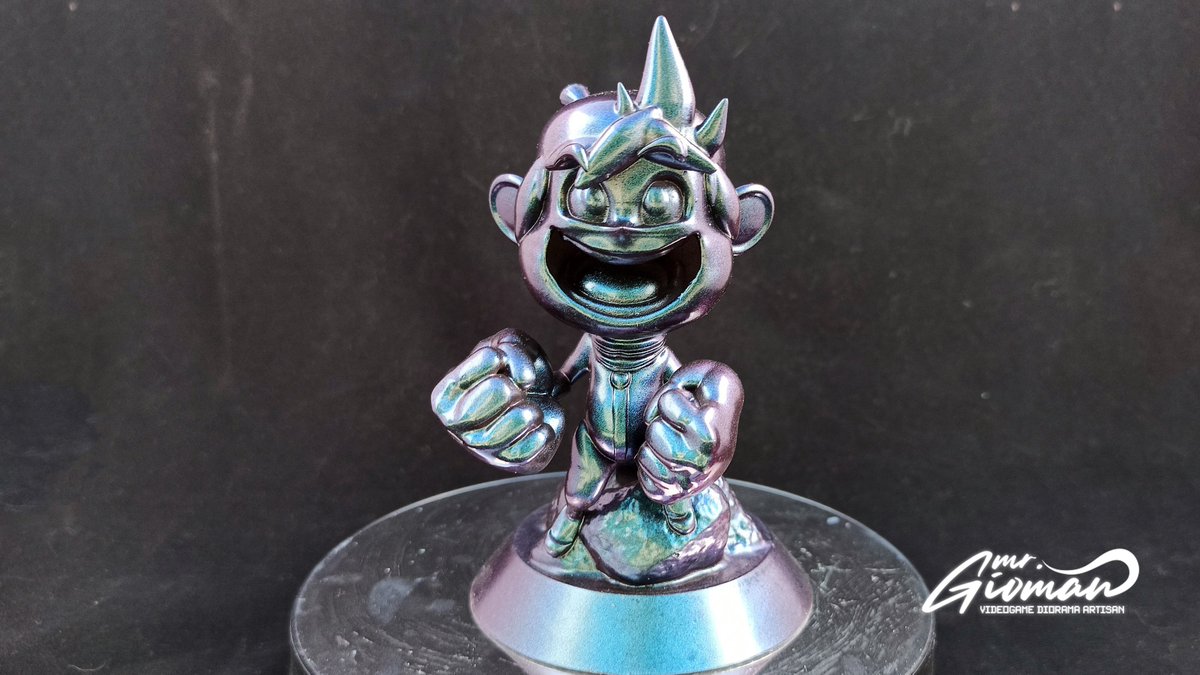 MGioman's tweet image. 👊🖐️✌️Alex Kidd In Miracle World DX Duocromatica👊🖐️✌️
Figura elaborada en su totalidad en resina con 12cm de altura recreando a nuestro fantástico amigo Alejandro el niño
3 variantes que os dejarán perplejos con sus efectos! Video en este hilo!
Si te gusta los RT me hacen feliz!