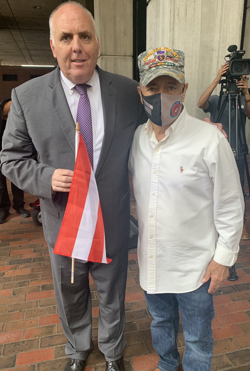 Honored to join colleagues in gov’t &amp; the Puerto Rican community of Boston for the annual PR flag raising ceremony. Proud to represent a large Puerto Rican community in South Boston &amp; the South End, including Villa Victoria. The diversity of our city is the strength of our city!