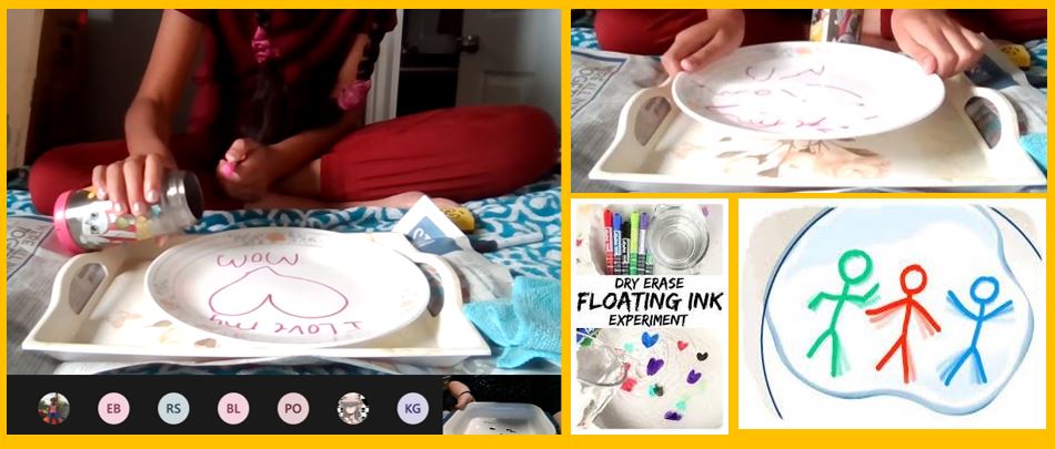 Mrs_Amy_Lebert's tweet photo. In Science #CampDiscovery students experimented with different shapes, colours and designs to see which would float best. We enjoyed bring our drawings to life and seeing them float and wiggle in the water. #GECDSBSLP2021 https://t.co/htuDObxD25