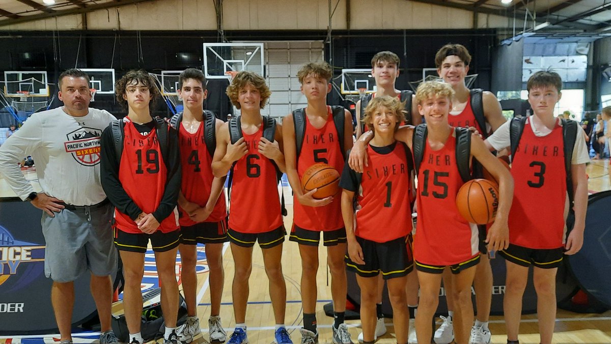 15U Sixers Black w/ a strong showing this weekend at <a href="/TheHoopCircuit/">The Hoop Circuit 🏀</a> NW Live Summer Regional. Finished Sunday with a W. Big game from Tait Spencer 20pts in 1st half