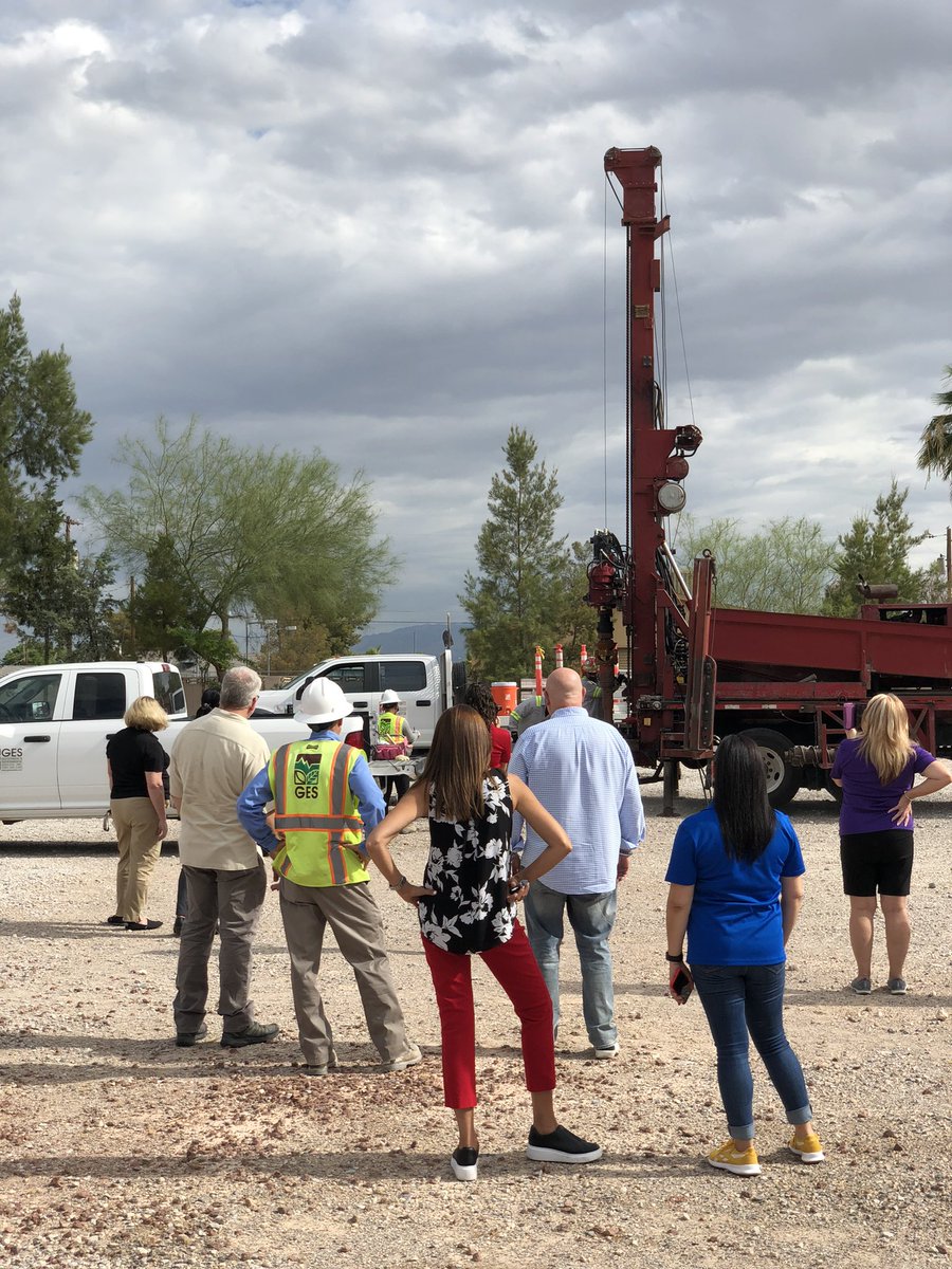 Exciting day as the geotechnical borings are drilled for the new Ronald McDonald house. A few RMH Board members joined staff and our design team for the action. @ronaldmcdonaldhousecharatieslv @gcdevpartners @ges_nevada