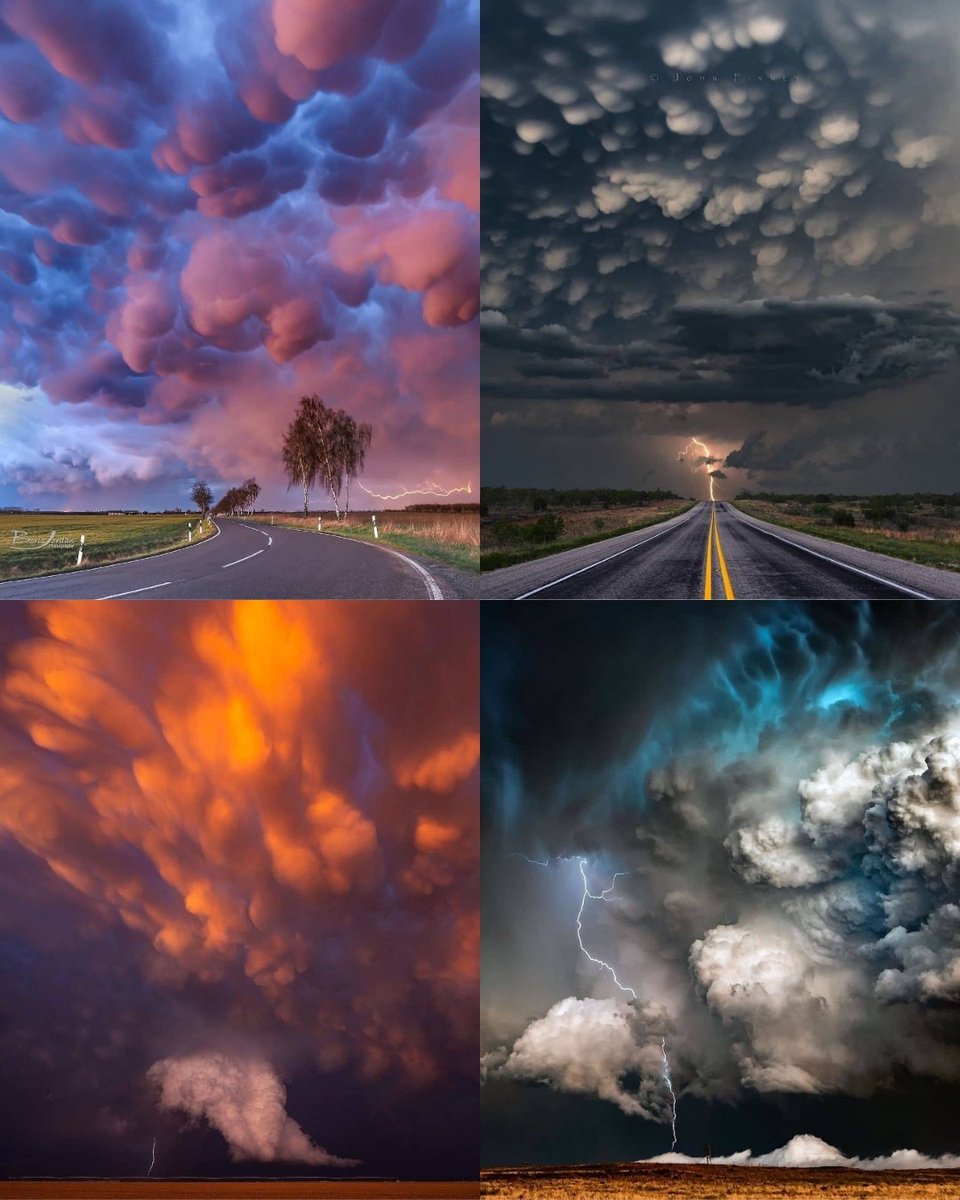 Espectaculares cielos.