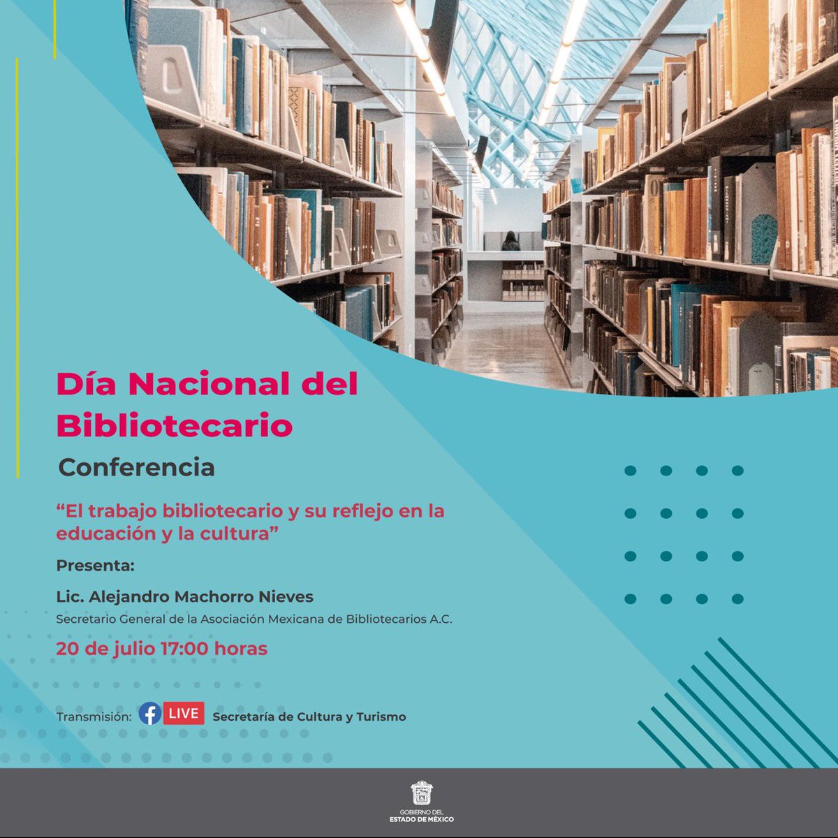 ivetiga's tweet photo. ¡Súmate a las actividades en el marco del #DíaNacionalDelBibliotecario!
Este 20 de julio, 17:00 horas 👇🏼 https://t.co/sV0igGdkLZ