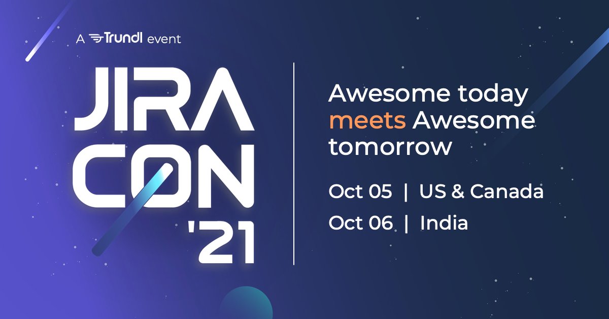 Trundl_inc's tweet photo. Top Voices. Hands-on Workshops. Industry Best Practices.

Join JiraCon'21 interactive workshops on #Jira, #ITSM, #Agile, #CloudMigration, #DevOps &amp; #AtlassianTools. 
Discover JiraCon'21: https://t.co/m7kYDkA5r8

#Trundl #JiraCon2021 #Jira #Agile #AtlassianCloud #SAFe https://t.co/Y4qVpUVZ2e