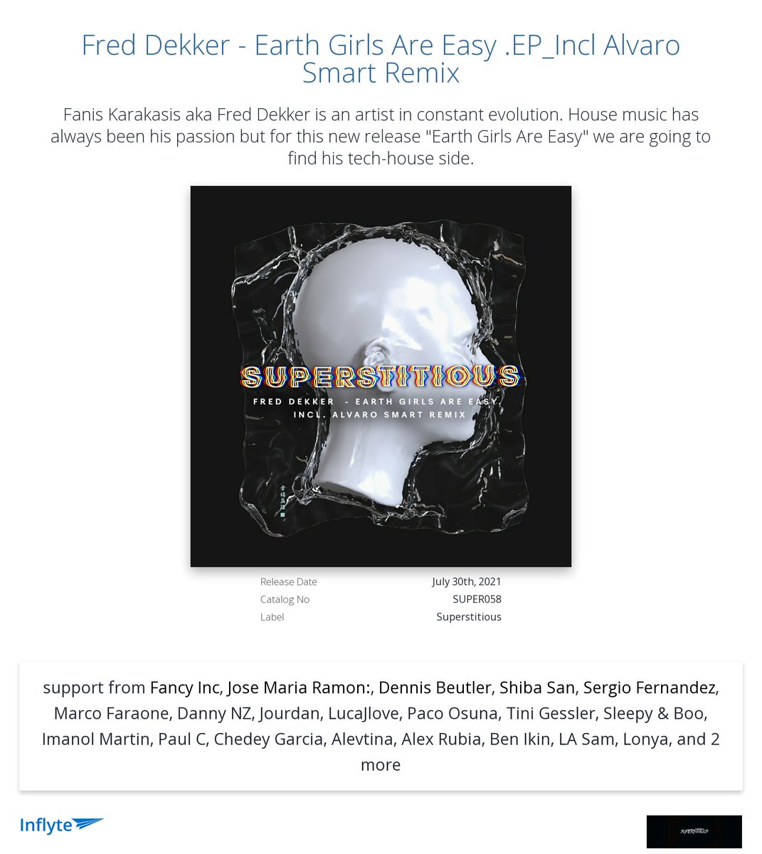 Cheers Jourdan for the review "sik groove "
inflyteapp.com/r/0gvyxm