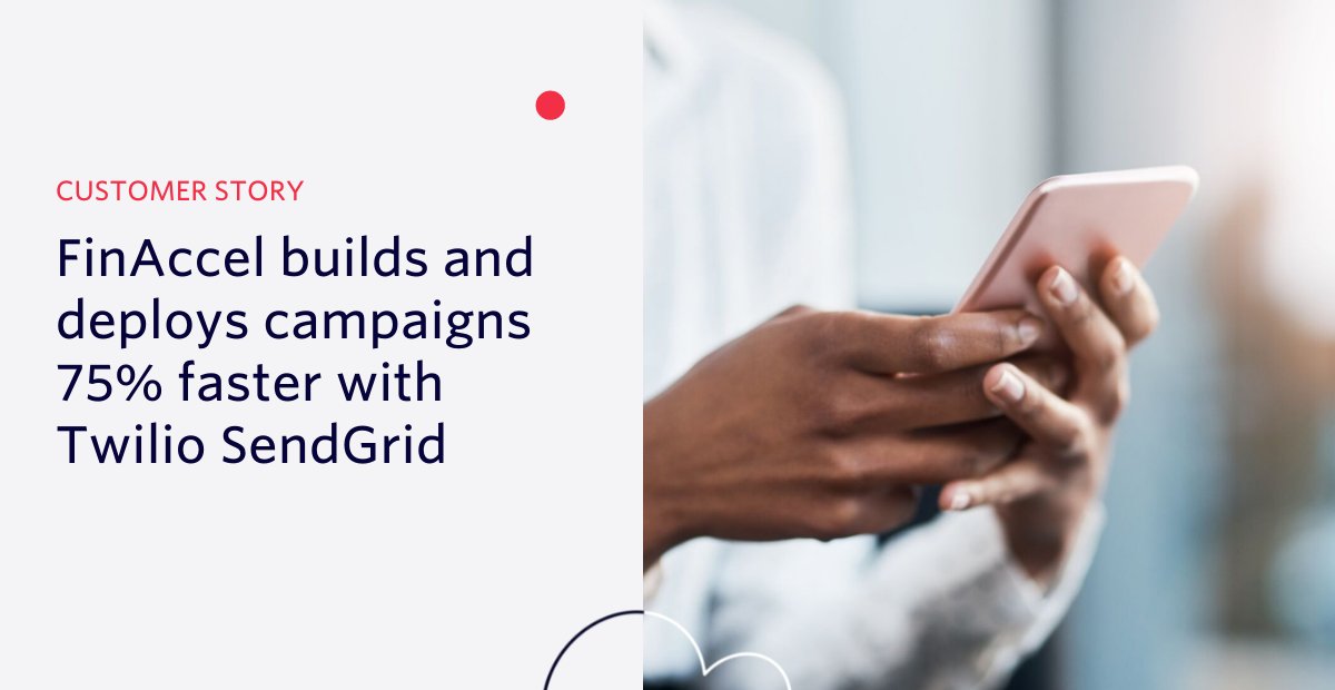 Learn how FinAccel reduced email campaign deployment time from 8 hours to 45 minutes with Twilio SendGrid Marketing Campaigns. sendgrid.com/resources/case…
