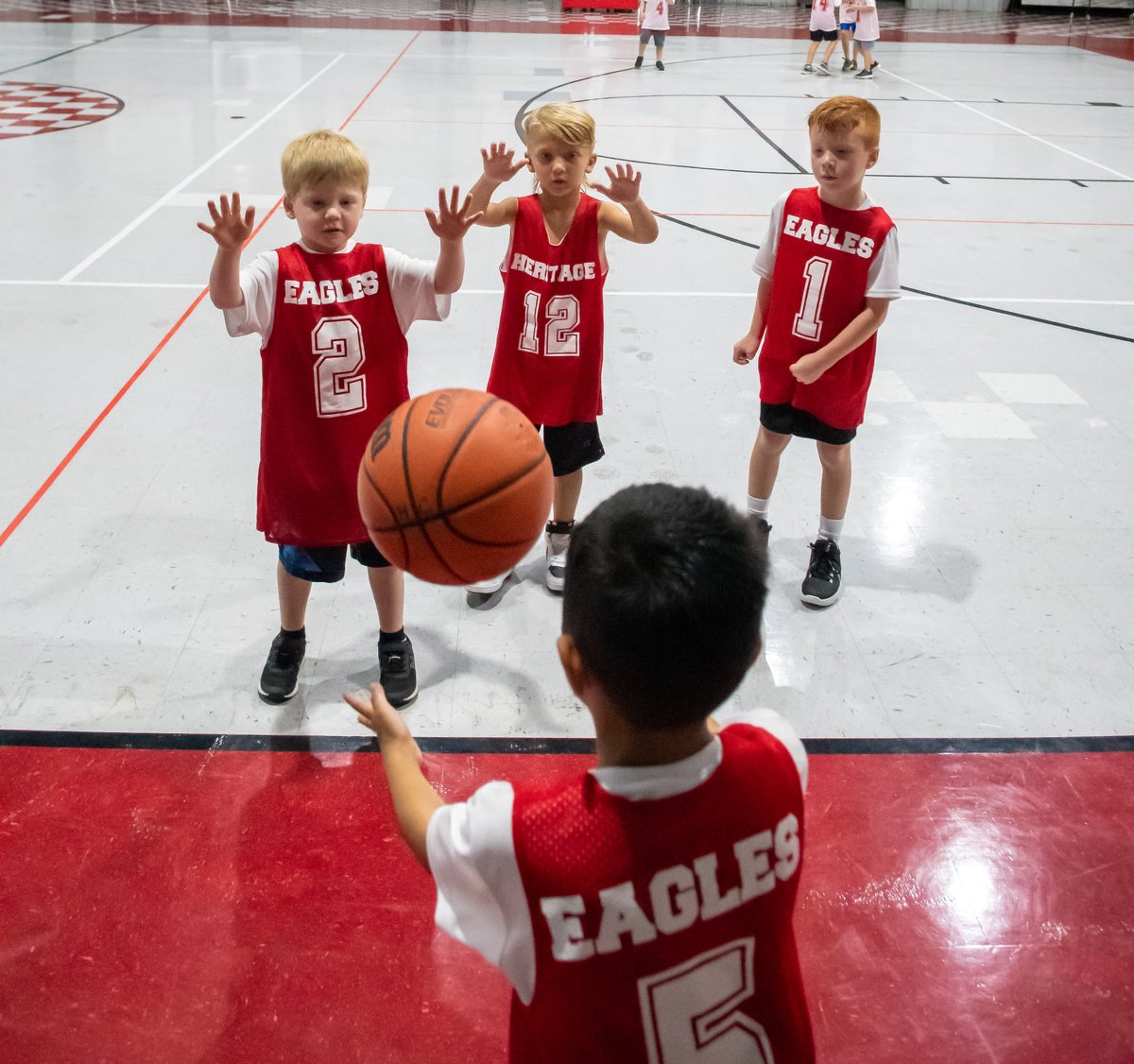❤️🦅🏀We loved hosting these young student athletes at our basketball camp! They worked hard, played hard, and got to work with our Varsity players and coaches. Keep practicing and remember to ALWAYS #BeAChampion #HeritageChristianAcademy #EaglePride #HCAEagles