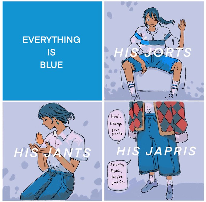 Had to get Howl only wears denim au out of my head 